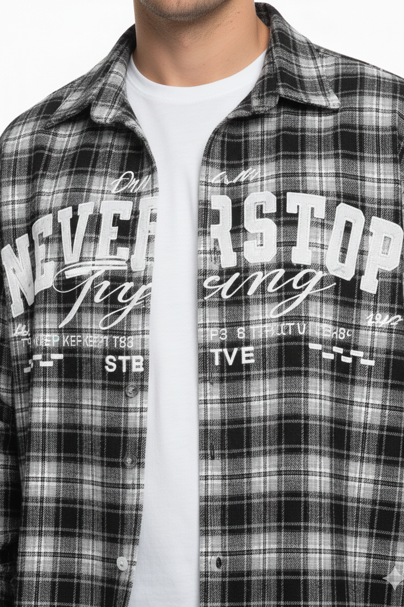 Camicia boxy-fit neverstop