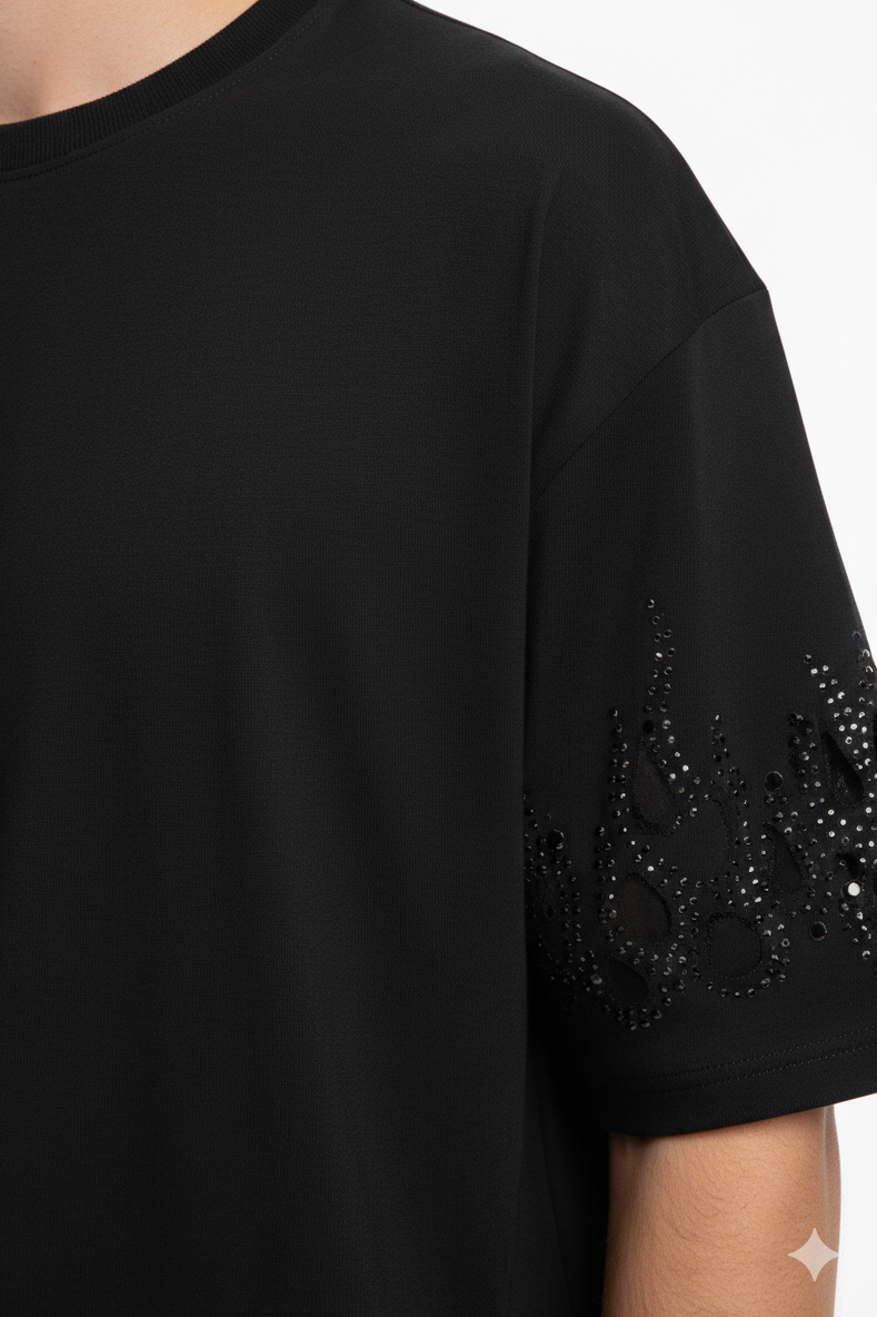 T-shirt flame brillantino