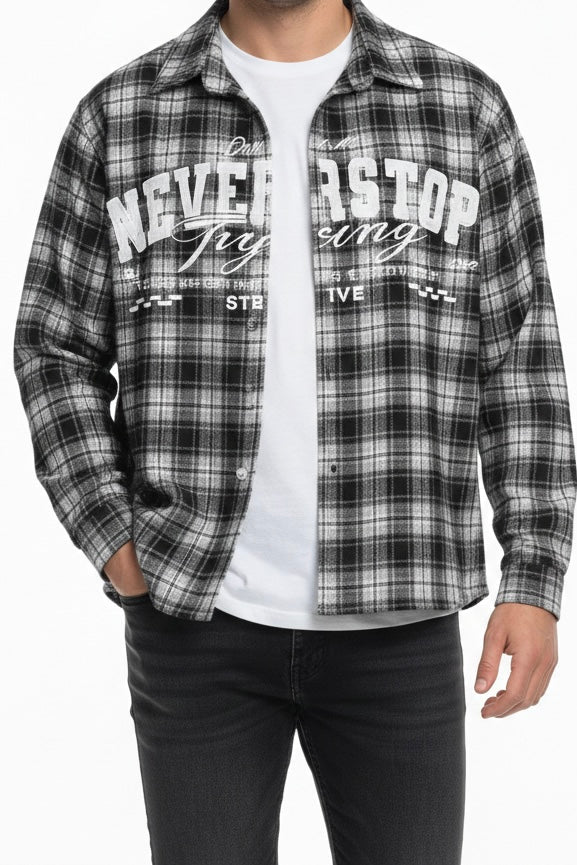 Camicia boxy-fit neverstop