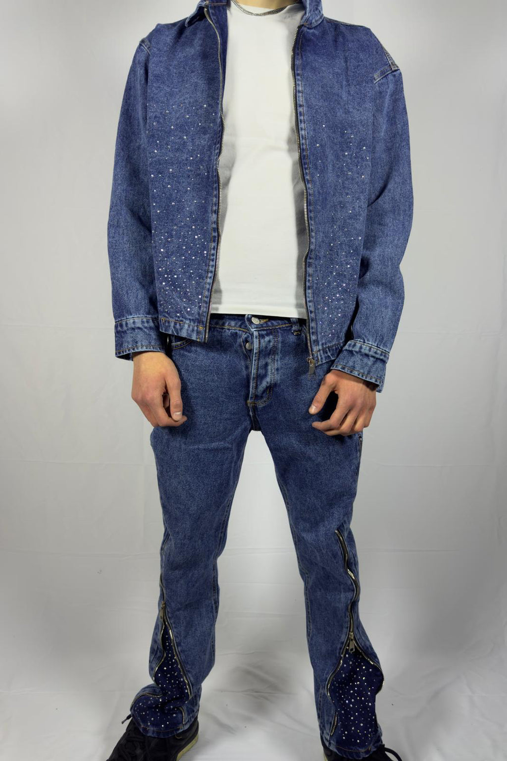 Coordinato flared brillantino