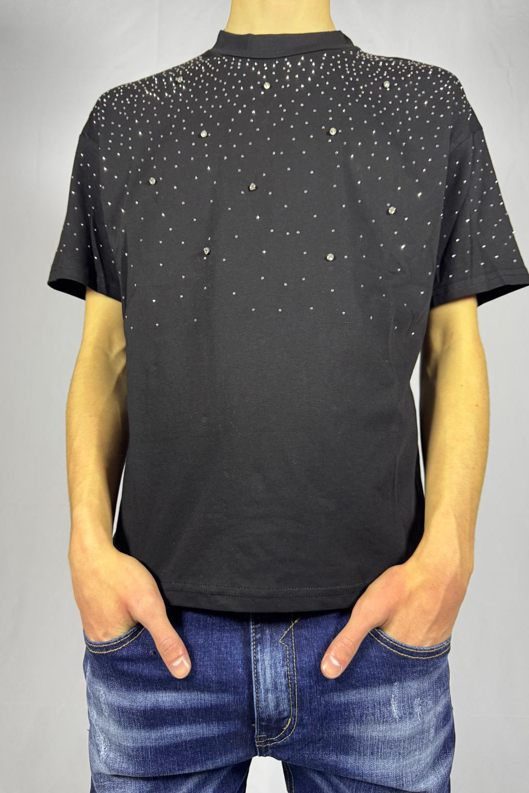 T-shirt brillantino black